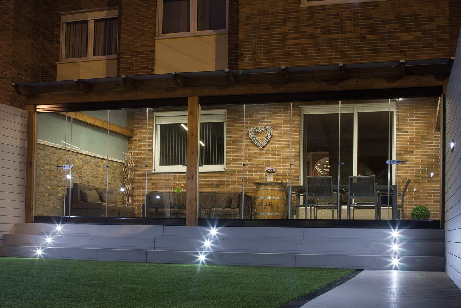 Jardín con iluminación | Proyectos Echarri